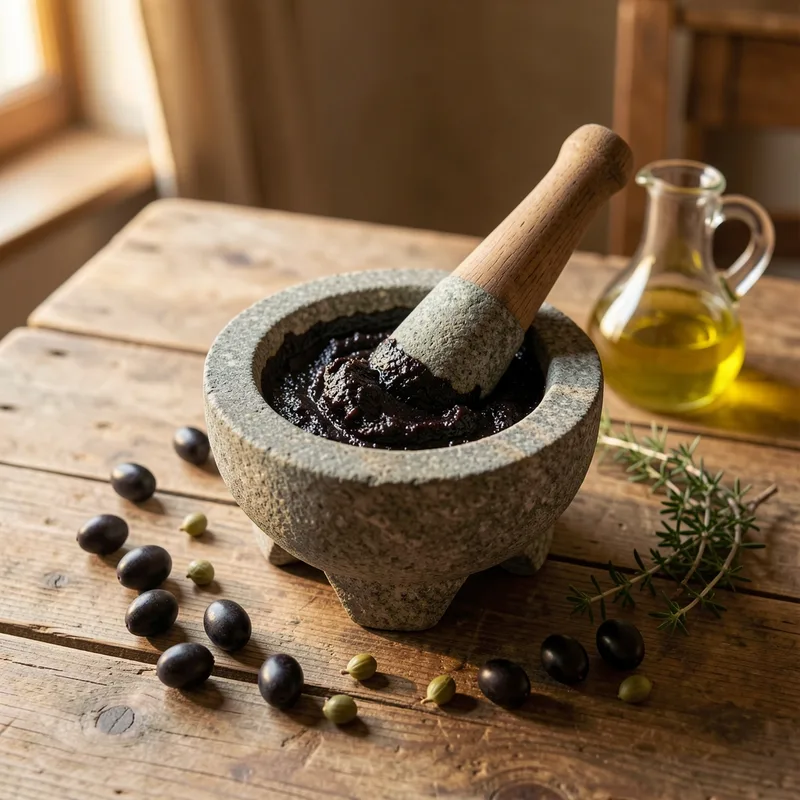 Recette tapenade : la méthode provençale au pilon