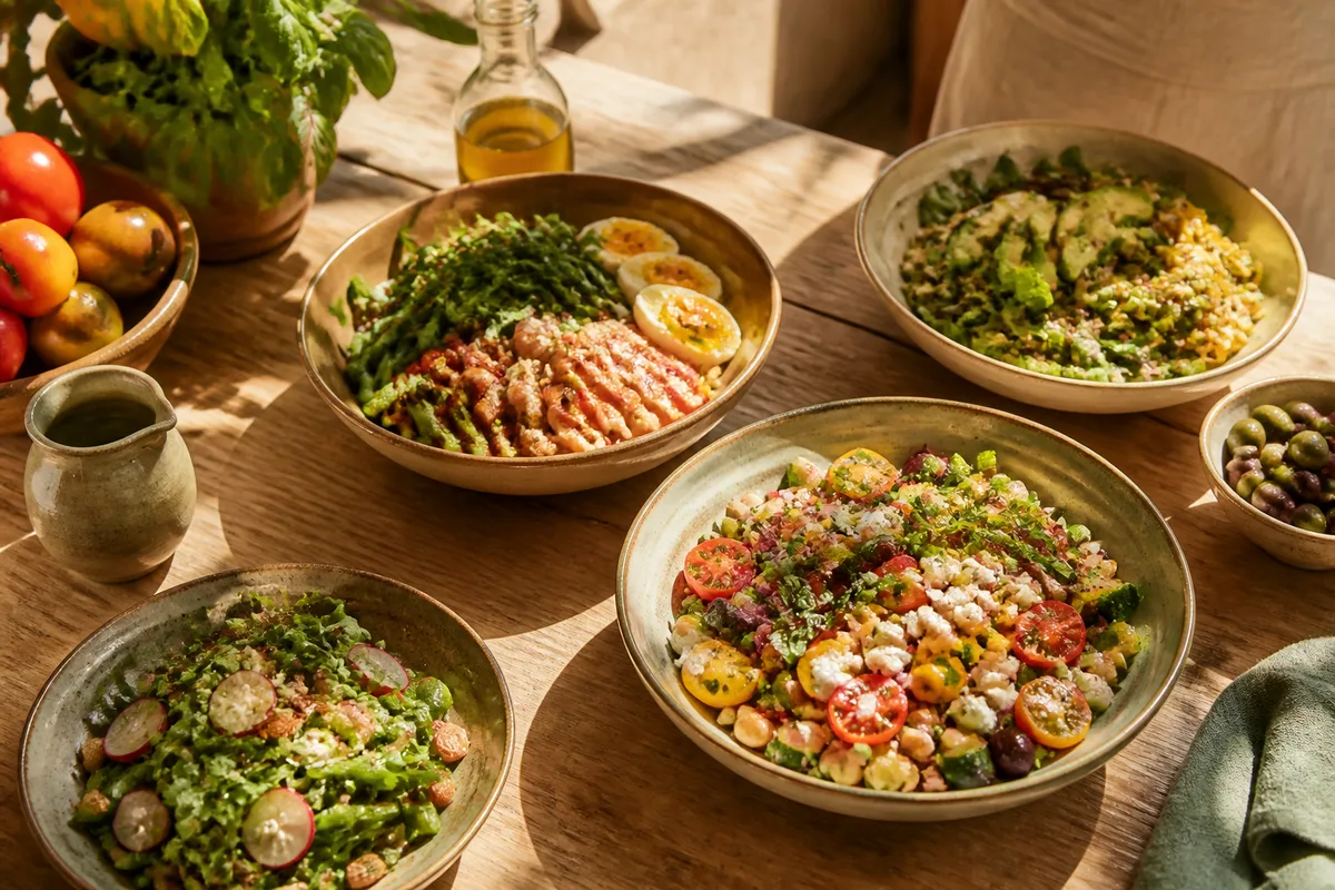 Salades composées d'été : les bons équilibres